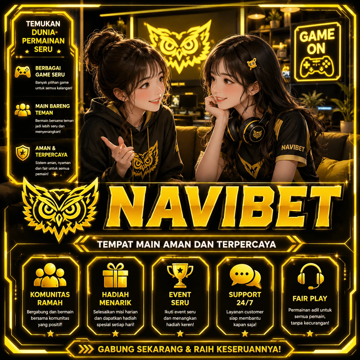 NAVIBET ^ Situs Game Online Terpercaya dengan Bonus Menarik